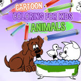 Мультяшная Раскраска Для Детей - Животные